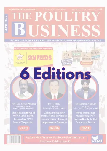 Half Yearly Subscription (6 Months) - THE POULTRY BUSINESS - Monthly Magazine